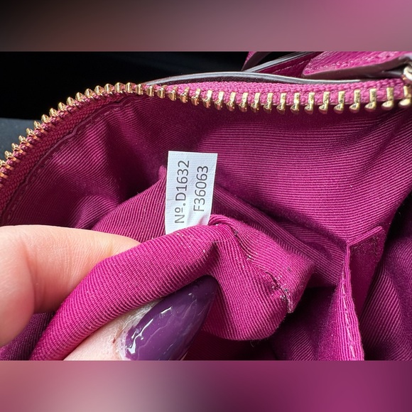 Coach Magenta Crossbody Bag - Picture 2 of 9